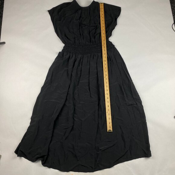 NWT Everlane The Gathered Midi Black Dress Womens Size XS - Picture 11 of 14